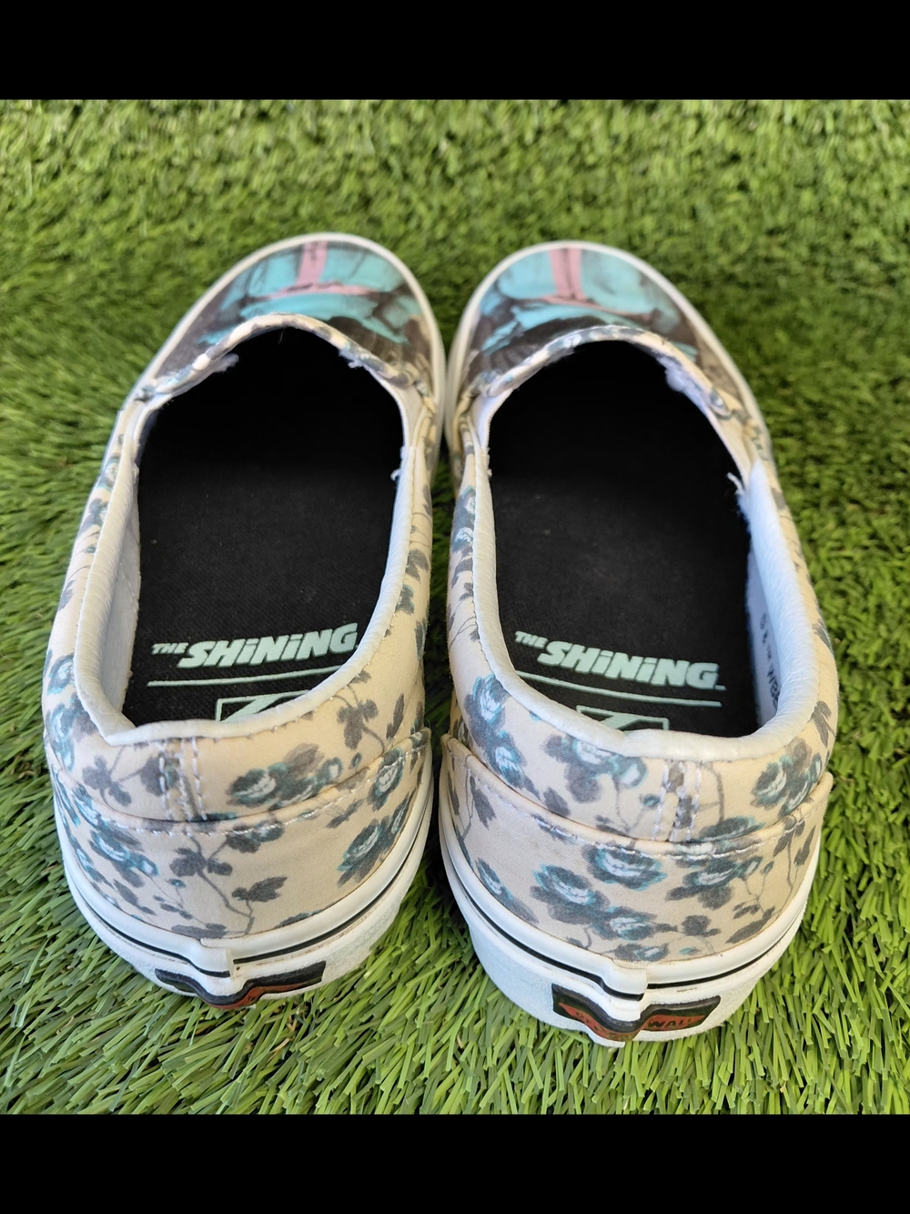 Vans Slip On House Of Terror The Shining Grady Twins Size US 5.5 Men Women 7 - Picture 6 of 10